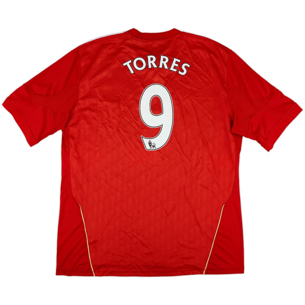 2010-12 Liverpool Home Shirt Torres #9 - 7/10 - (XXL)