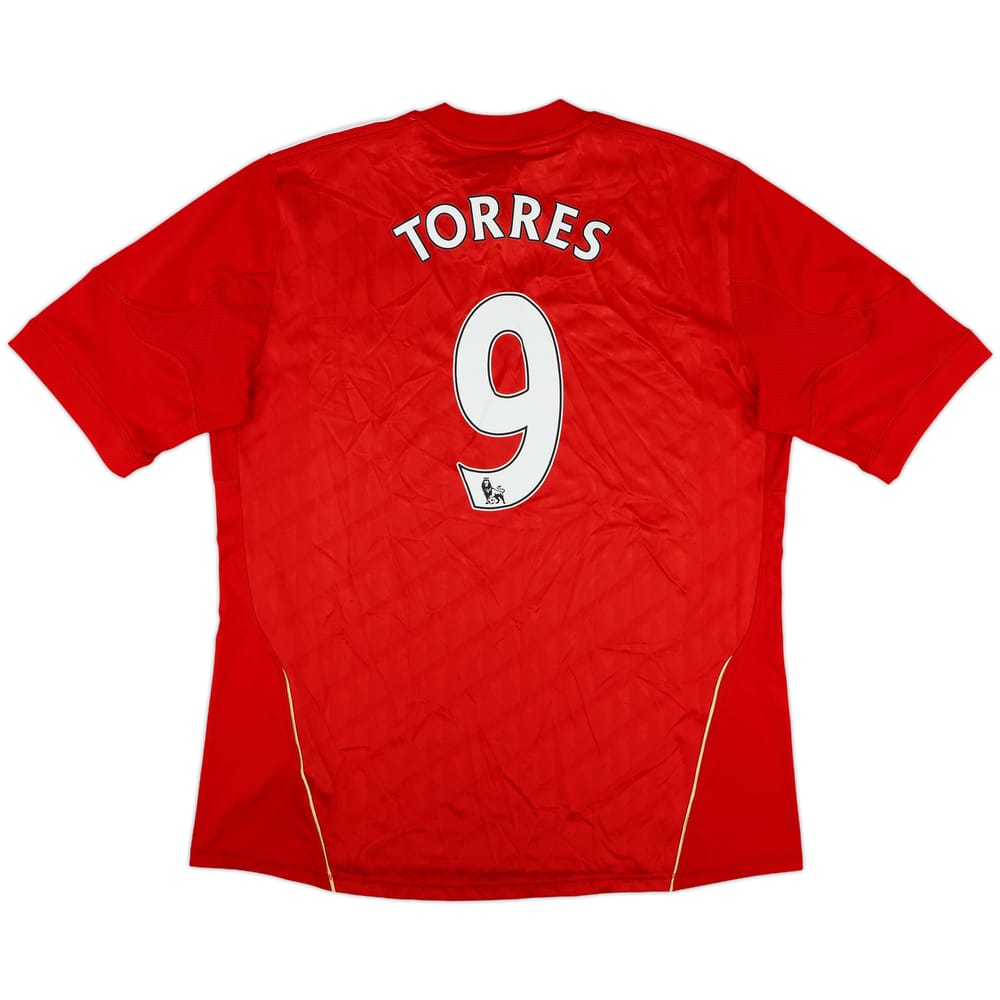 2010-12 Liverpool Home Shirt Torres #9 - 7/10 - (XL)