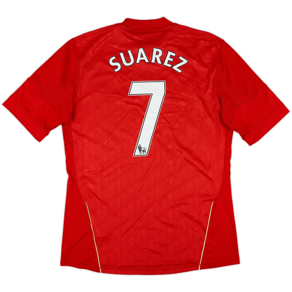 2010-12 Liverpool Home Shirt Suarez #7 - 7/10 - (M)