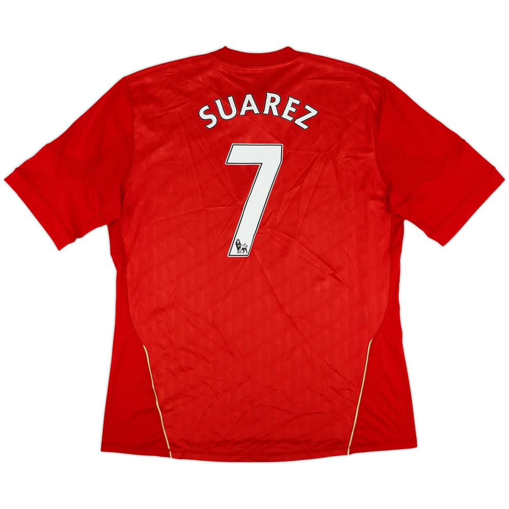 2010-12 Liverpool Home Shirt Suarez #7 - 7/10 - (XL)