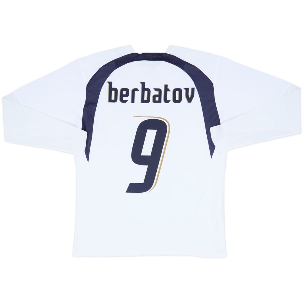 2006-07 Tottenham Home L/S Shirt Berbatov #9 - 9/10 - (M)