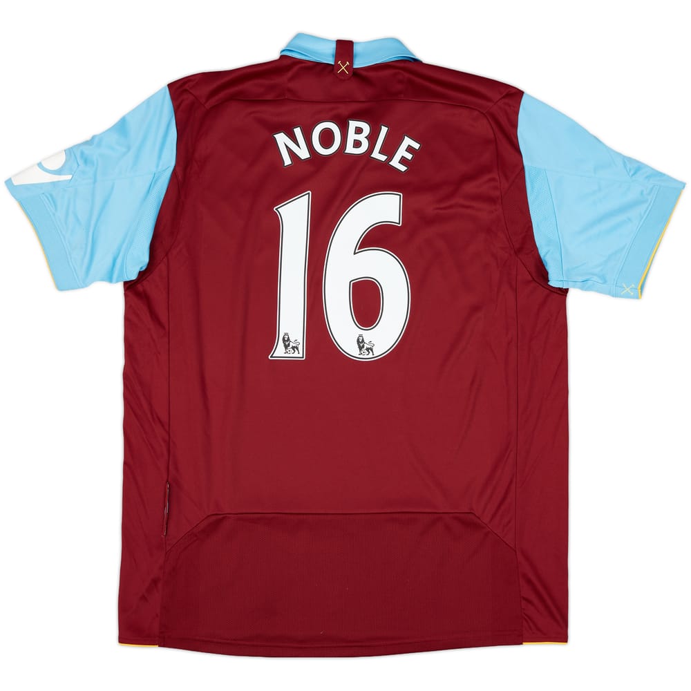 2010-11 West Ham Home Shirt Noble #16 - 8/10 - (XL)