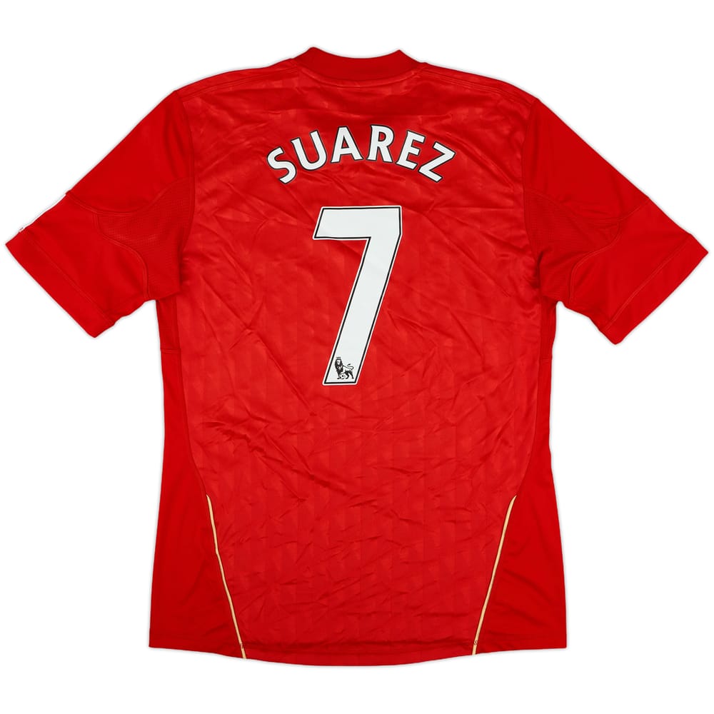 2010-12 Liverpool Home Shirt Suarez #7 - 8/10 - (M)
