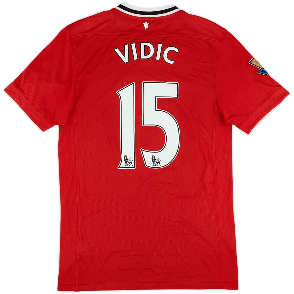 2011-12 Manchester United Home Shirt Vidic #15 - 5/10 - (S)