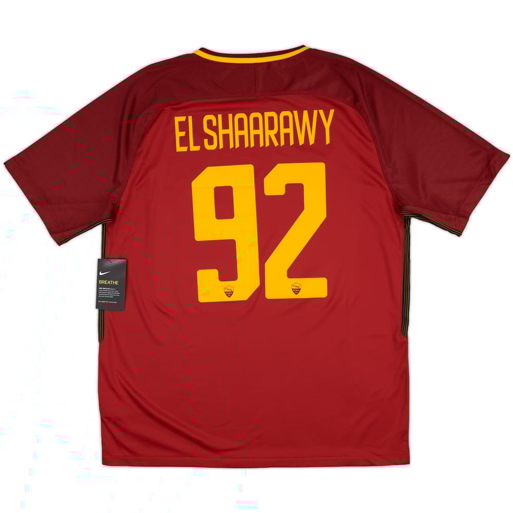 2017-18 Roma Home Shirt El Shaarawry #92 (XL)