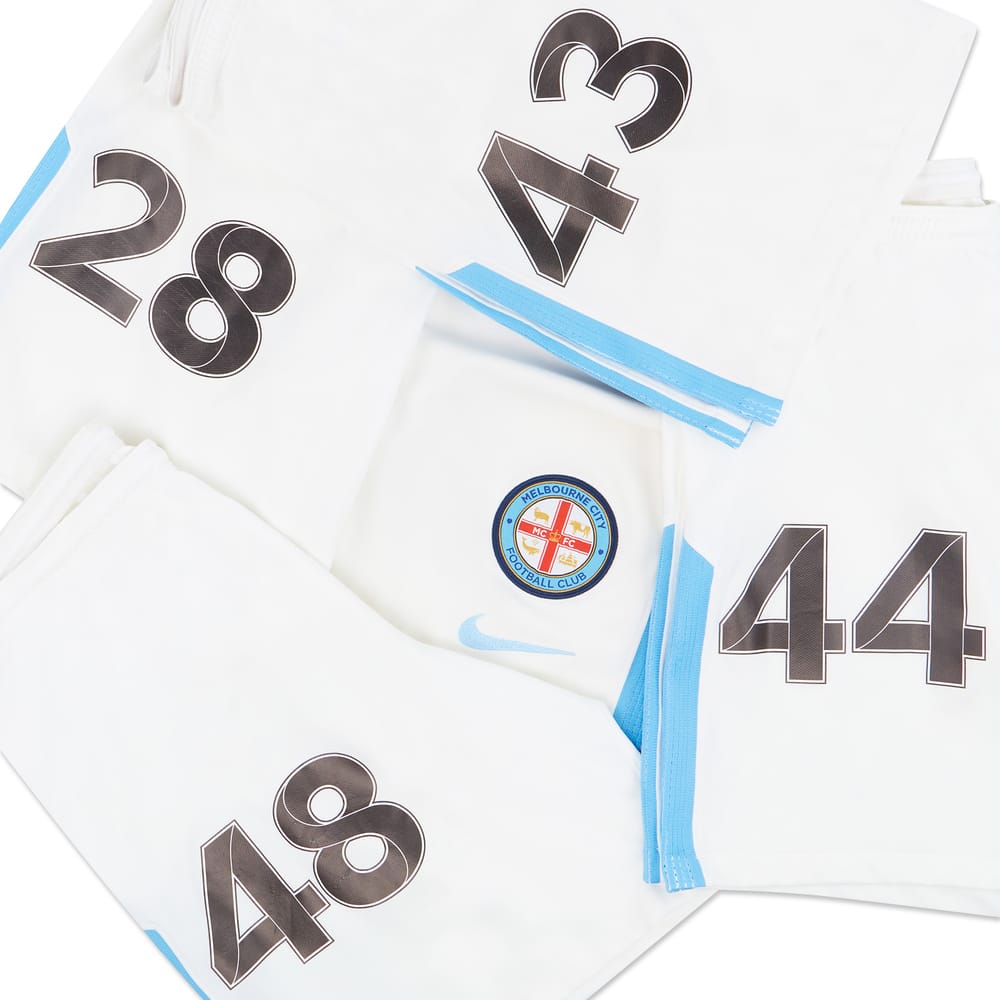 2017-18 Melbourne City Player Issue Home Shorts (Very Good)
