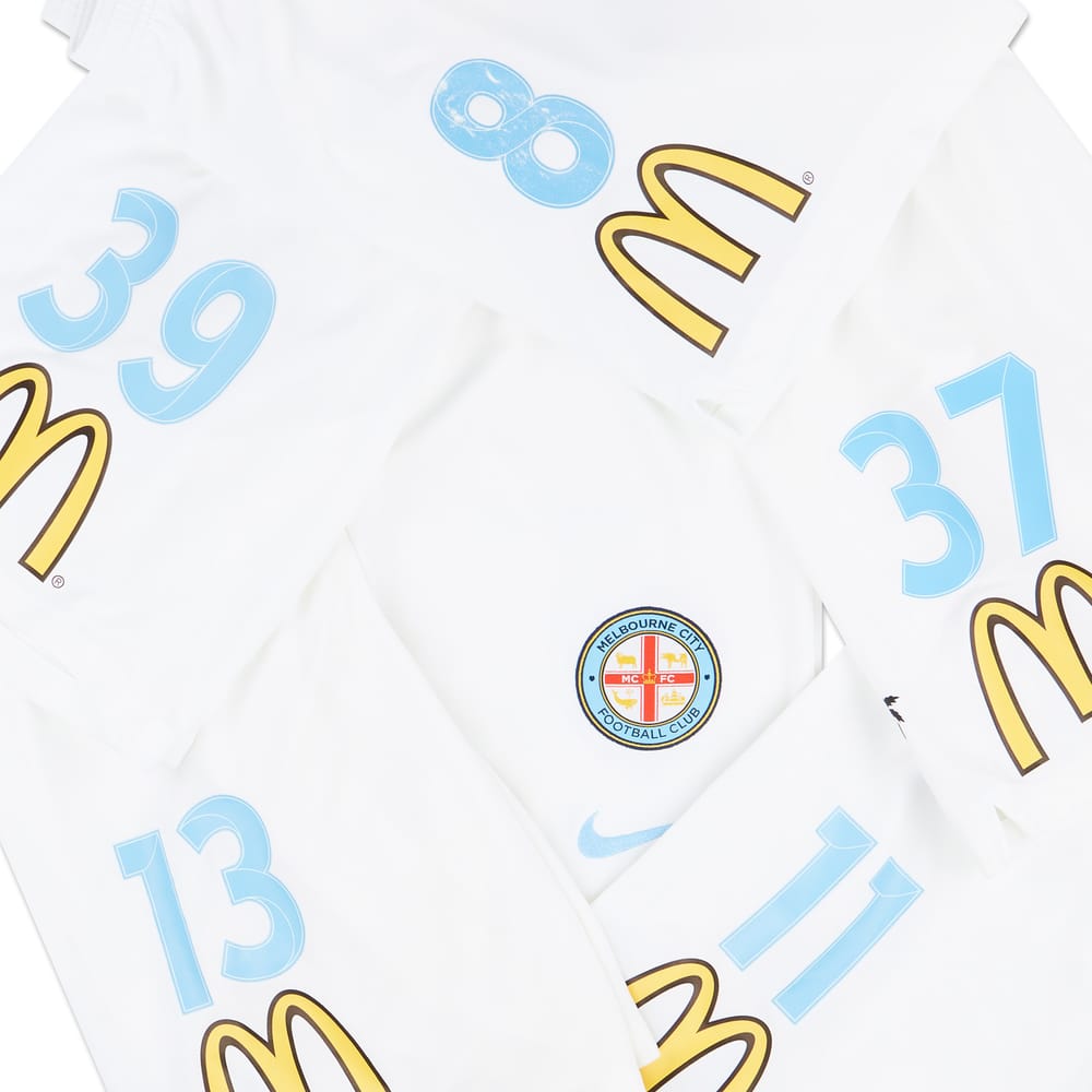 2018-19 Melbourne City Match Worn Home Shorts (Very Good)