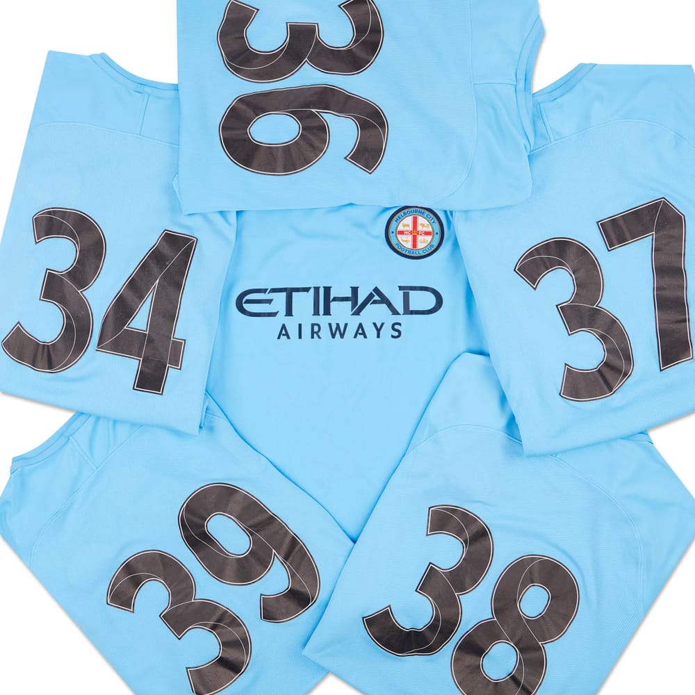 2017-18 Melbourne City Player Issue Home Shirt # (Very Good)