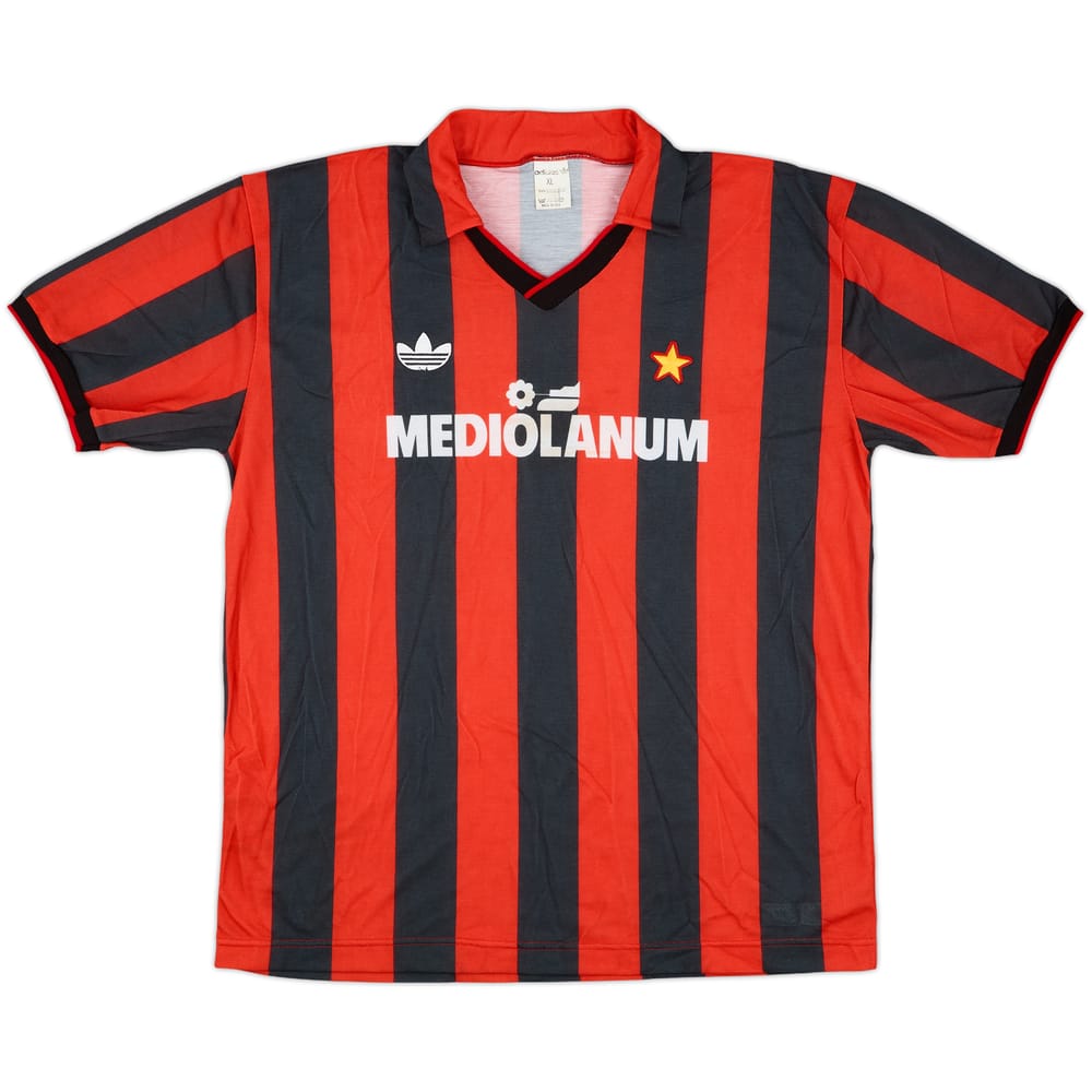 1990-91 AC Milan Home Shirt - 9/10 - (XL)