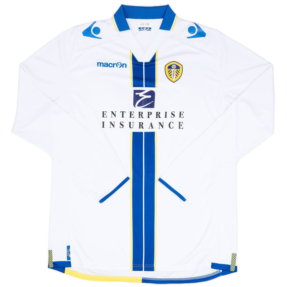 2013-14 Leeds United L/S Home Shirt - 9/10 - (3XL)