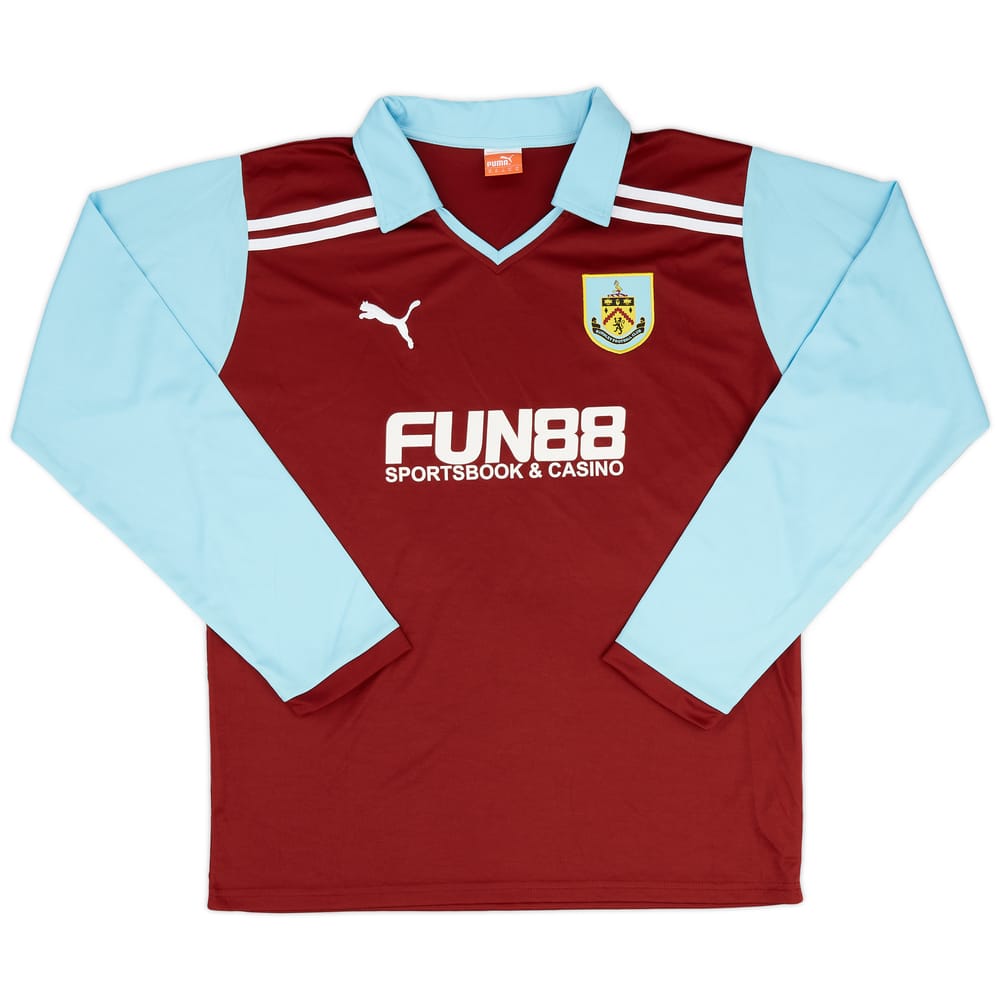 2011-12 Burnley Home L/S Shirt - 9/10 - (XL)