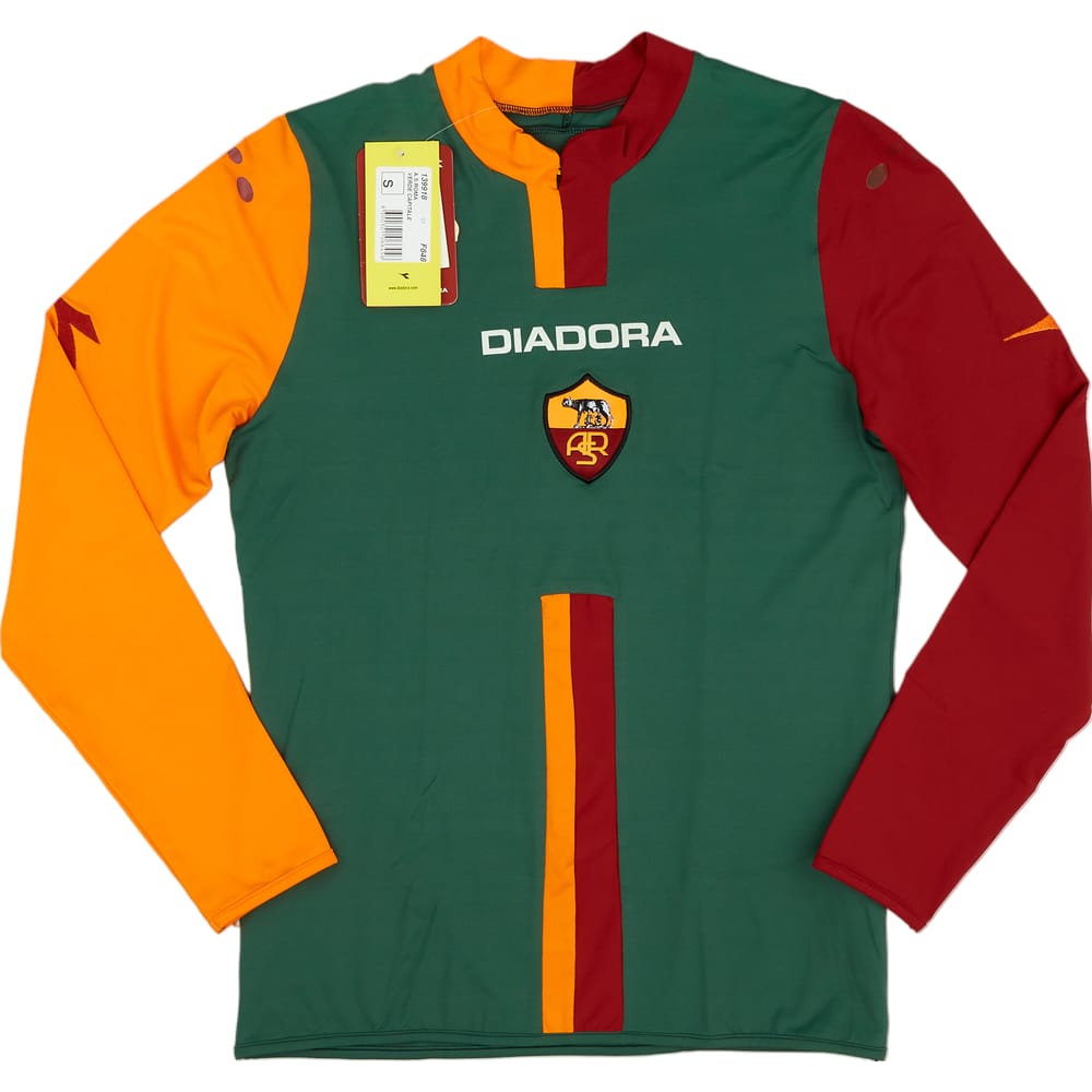 2005-06 Roma Cup Away L/S Shirt (S)