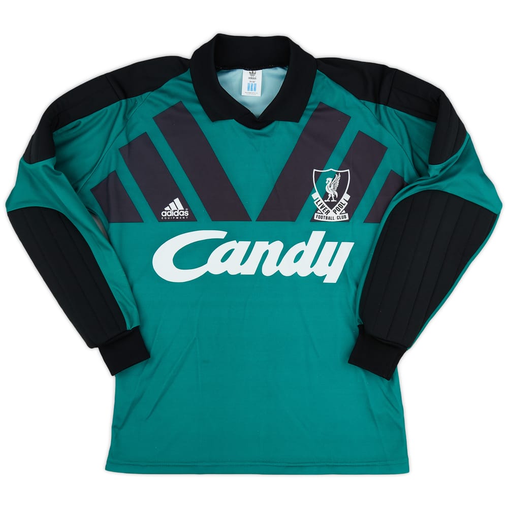 1991-92 Liverpool GK Shirt - 9/10 - (S)