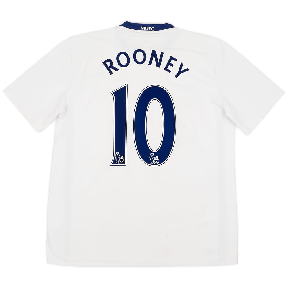 2008-10 Manchester United Away Shirt Rooney #10 - 7/10 - (L)