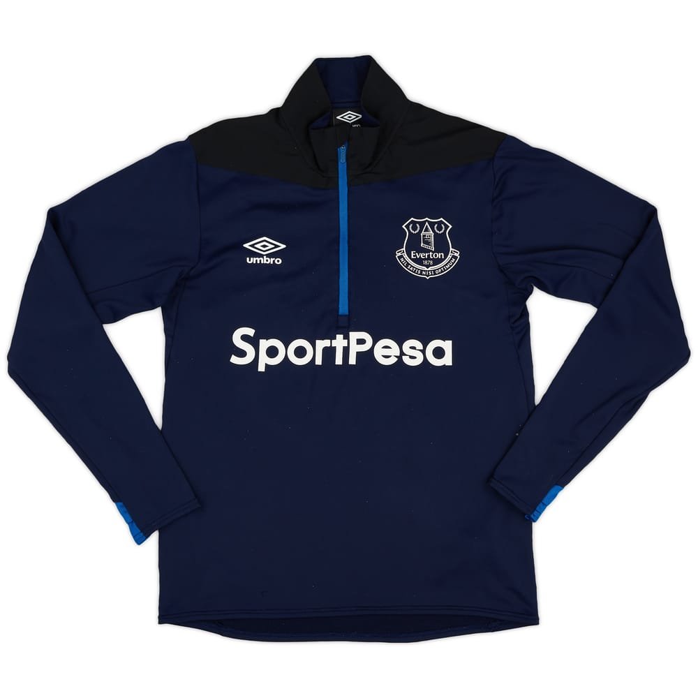 2017-18 Everton Umbro 1/2 Zip Training Top - 7/10 - (S)