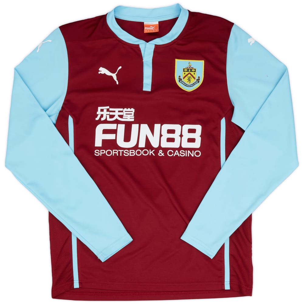 2014-15 Burnley L/S Home Shirt - 7/10 - (M)