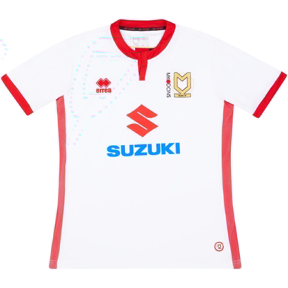 2017-18 MK Dons Home Shirt - 8/10 - (L)