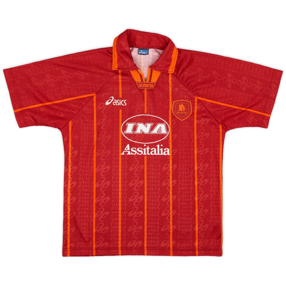 1996-97 Roma Home Shirt - 8/10 - (S)
