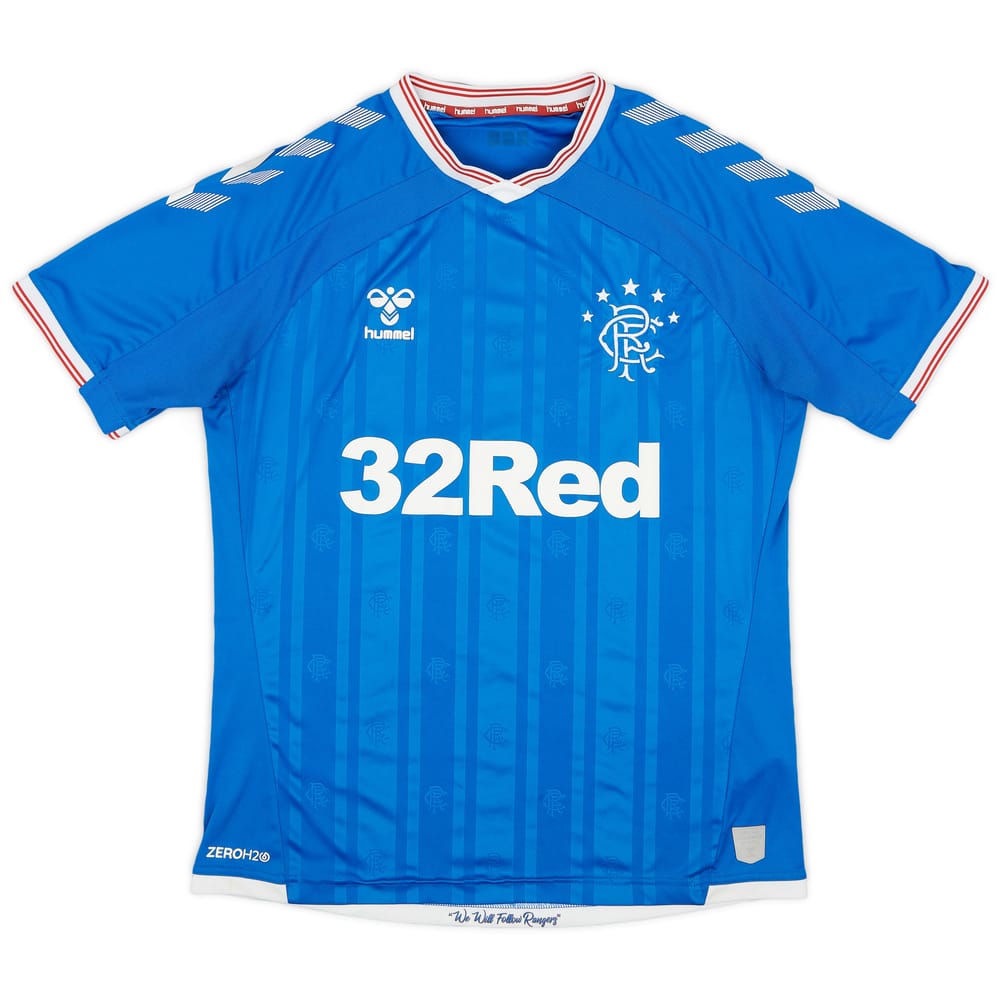 2019-20 Rangers Home Shirt - 8/10 - (M)