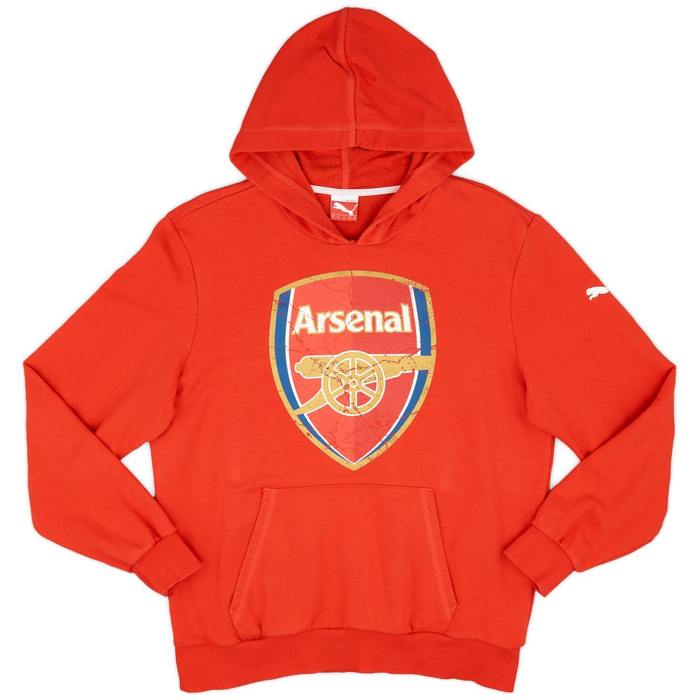 2014-15 Arsenal Puma Hooded Sweat Top - 9/10 - (M)