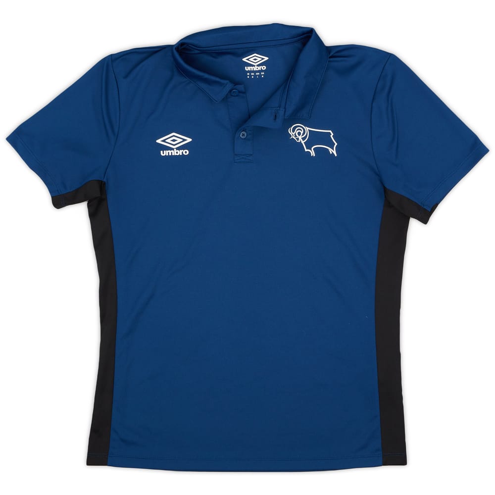 2018-19 Derby County Umbro Polo Shirt - 9/10 - (M)