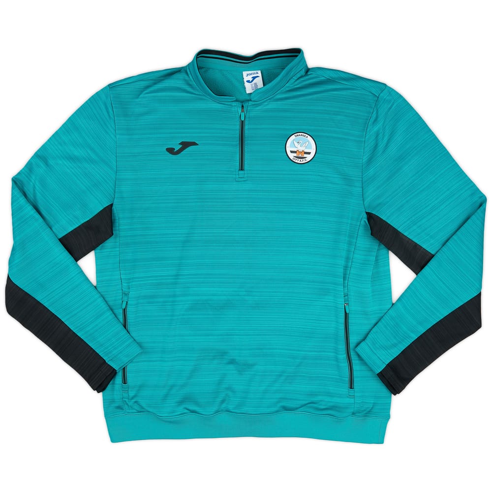 2021-22 Swansea City Joma 1/4 Zip Training Top - 10/10 - (XXL)