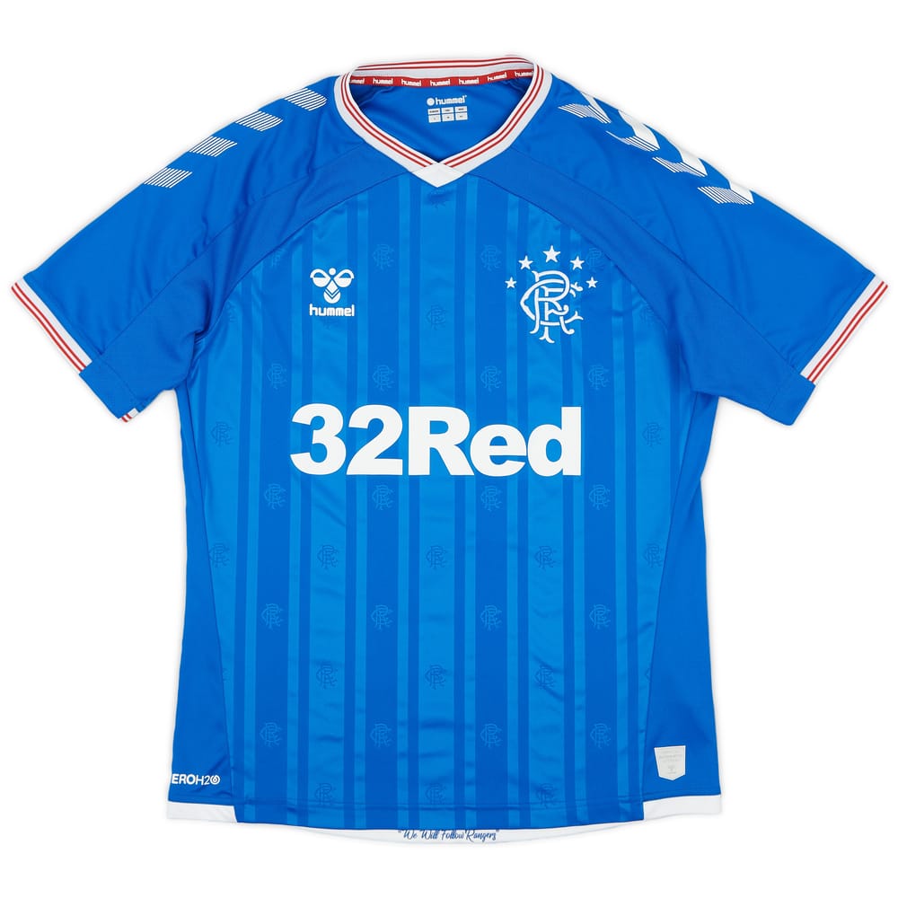 2019-20 Rangers Home Shirt - 9/10 - (L)