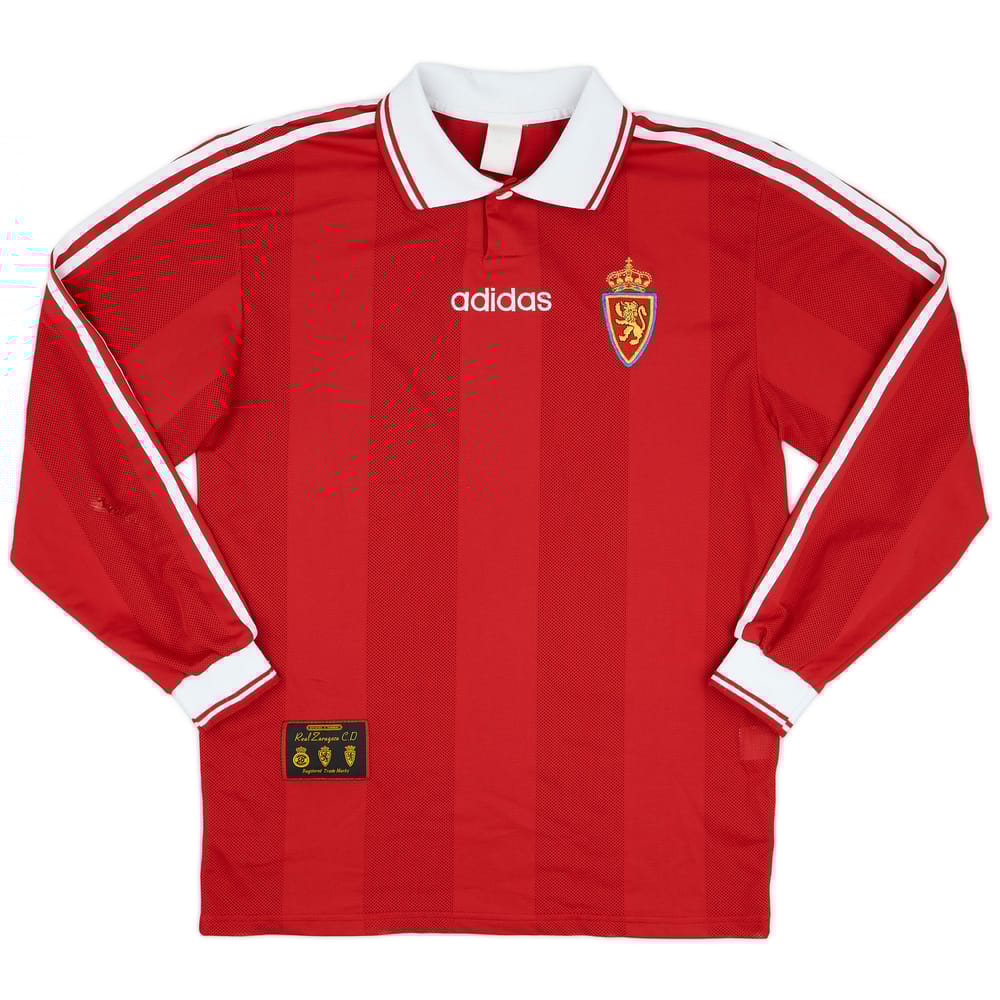1997-98 Real Zaragoza Away L/S Shirt - 8/10 - (M)
