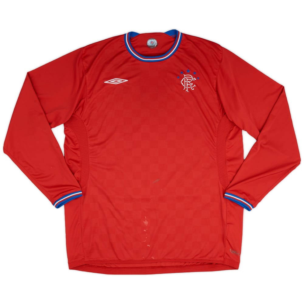 2009-10 Rangers Away L/S Shirt - 4/10 - (XL)