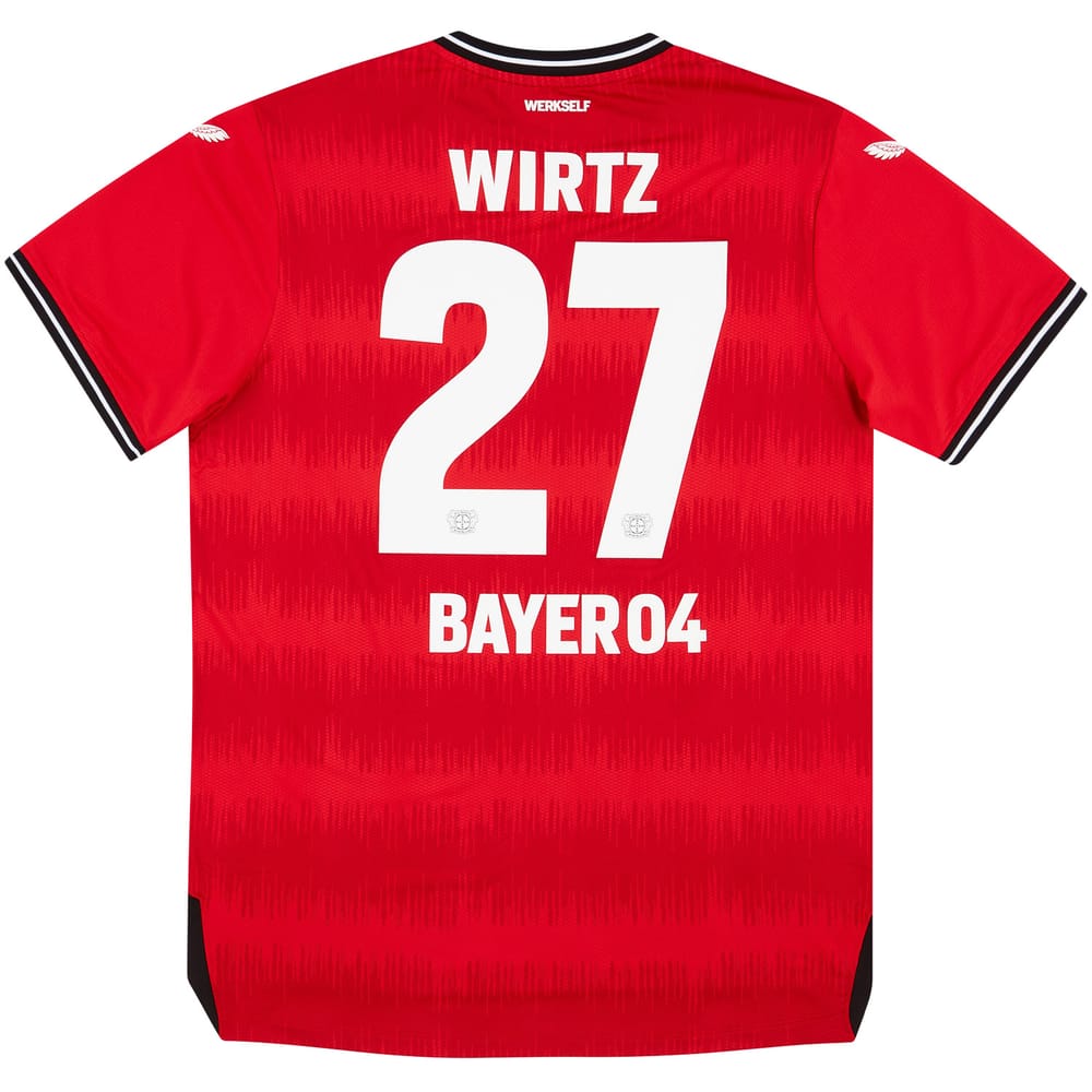 2022-23 Bayer Leverkusen Player Issue Pro Home Shirt Wirtz #27 - NEW - (XL)