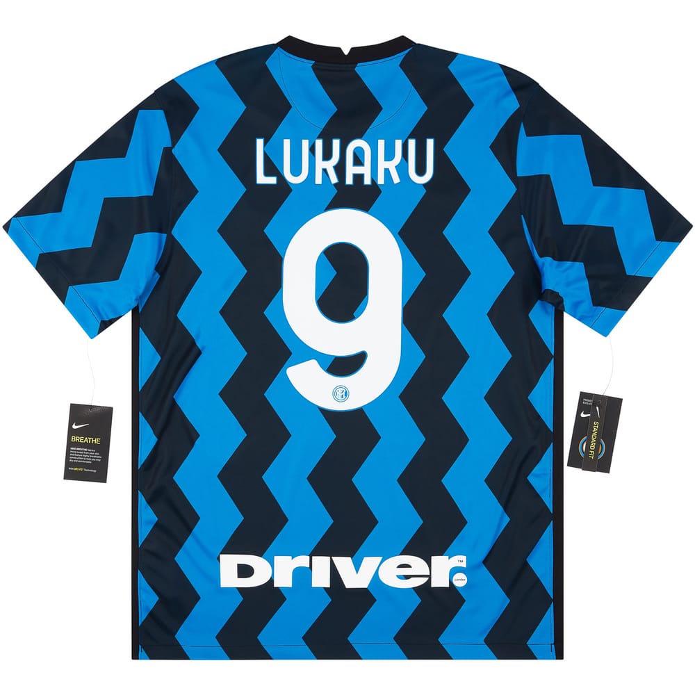 2020-21 Inter Milan Home Shirt Lukaku #9