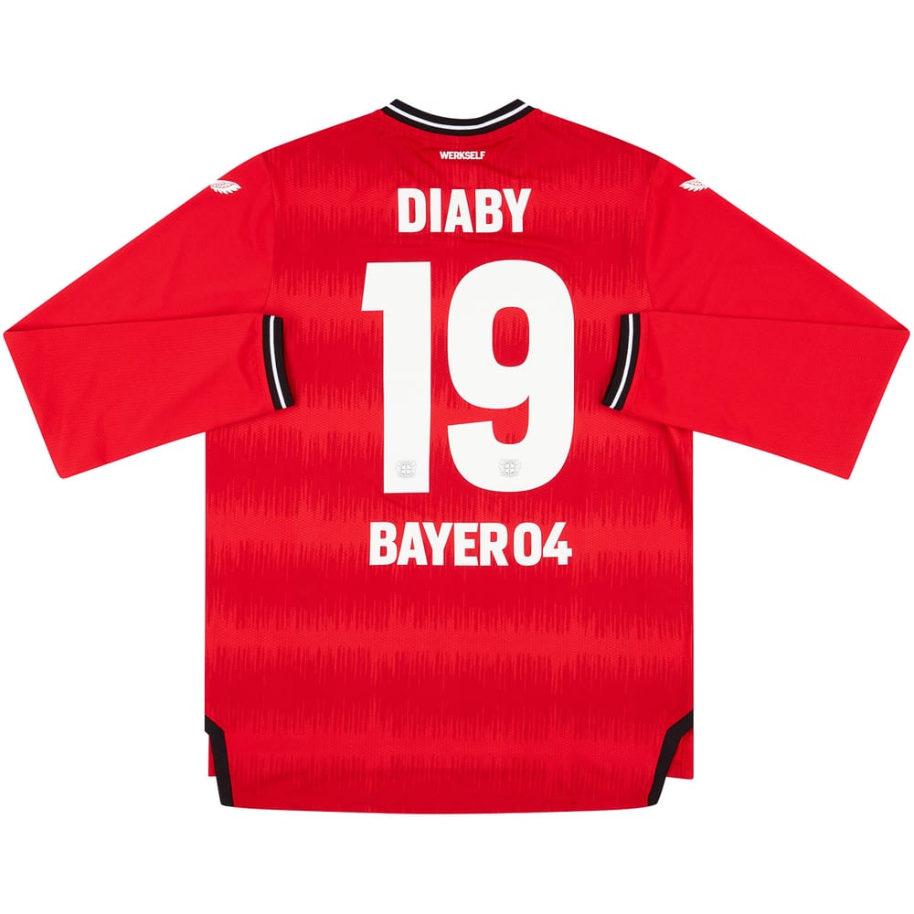 2022-23 Bayer Leverkusen Player Issue Pro Home L/S Shirt Diaby #19