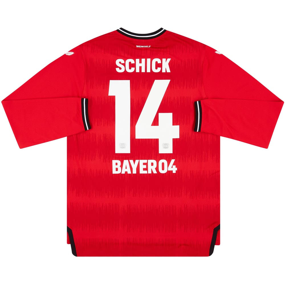 2022-23 Bayer Leverkusen Player Issue Pro Home L/S Shirt Schick #14