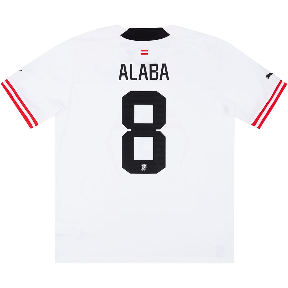 2022-23 Austria Away Shirt Alaba #8