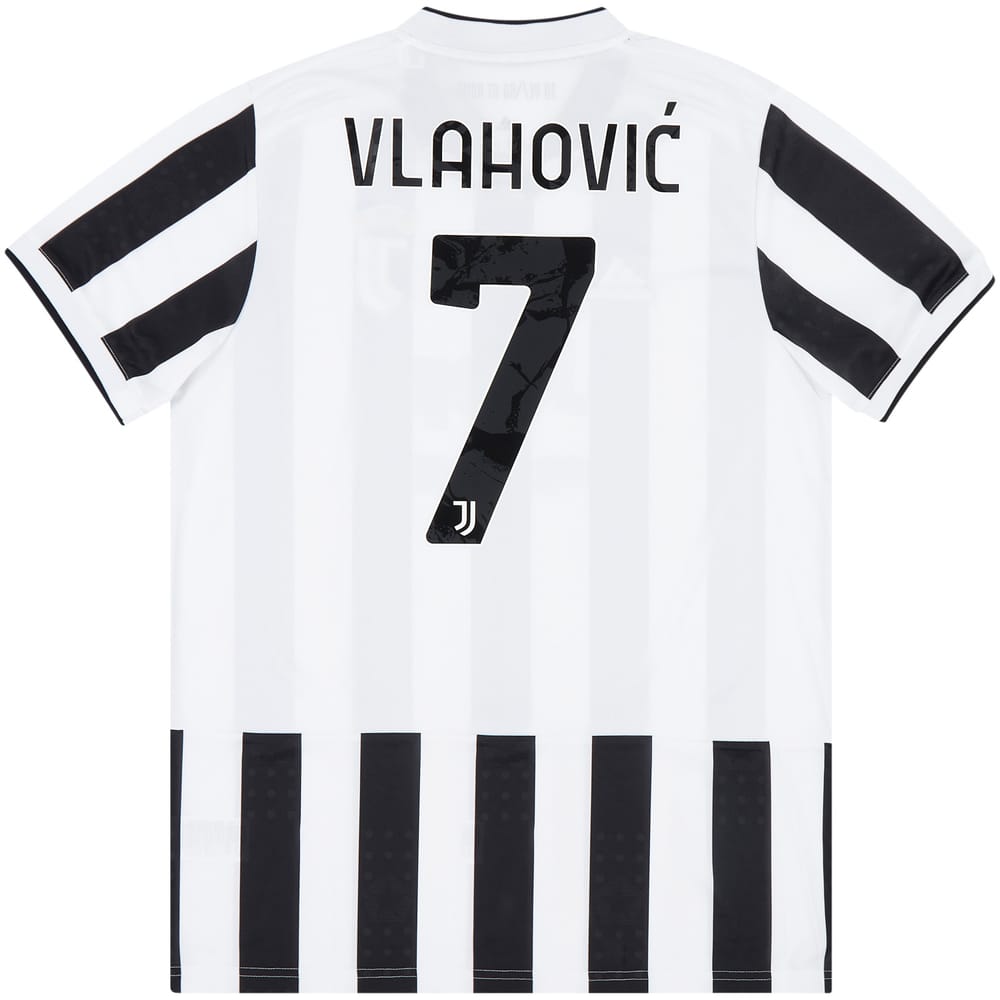 2021-22 Juventus Home Shirt Vlahović #7