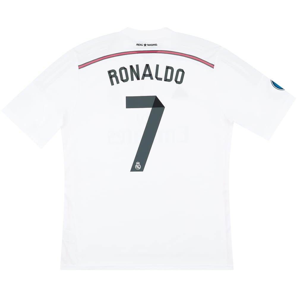2014-15 Real Madrid CL Home Ronaldo #7 - NEW - XL