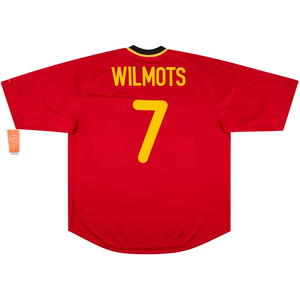 2000-02 Belgium Home Shirt Wilmots #7 (XXL)