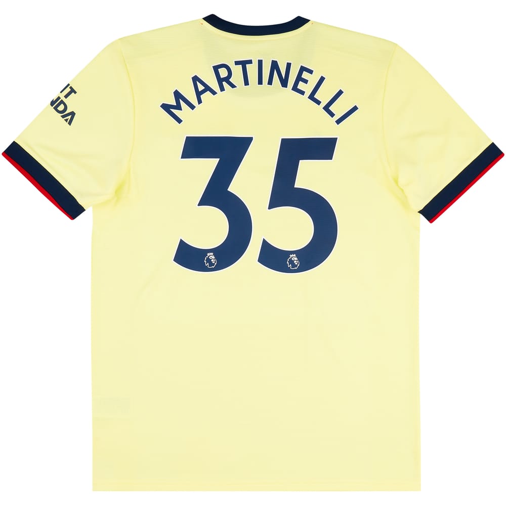 2021-22 Arsenal Away Shirt Martinelli #35