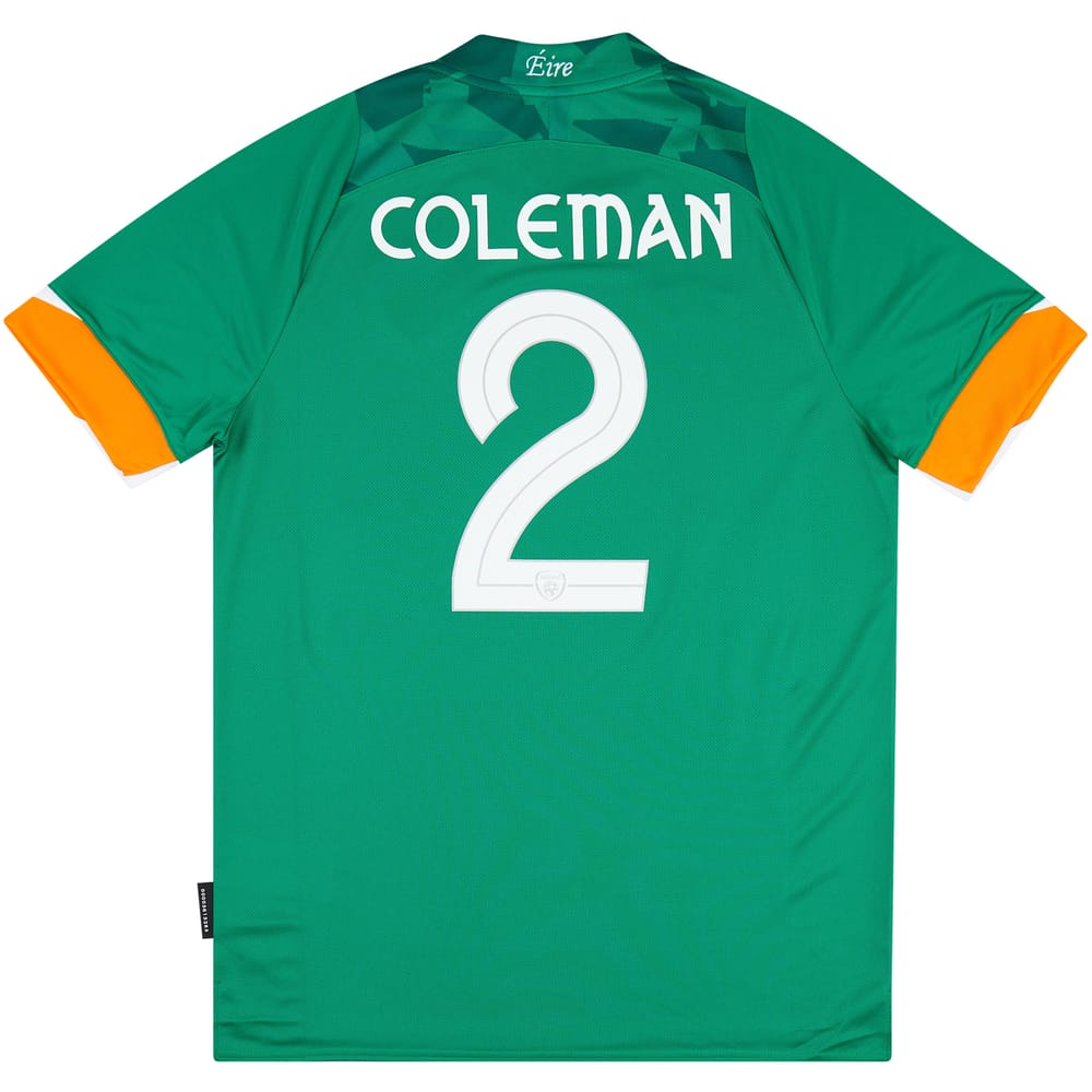 2022 Ireland Home Shirt Coleman #2