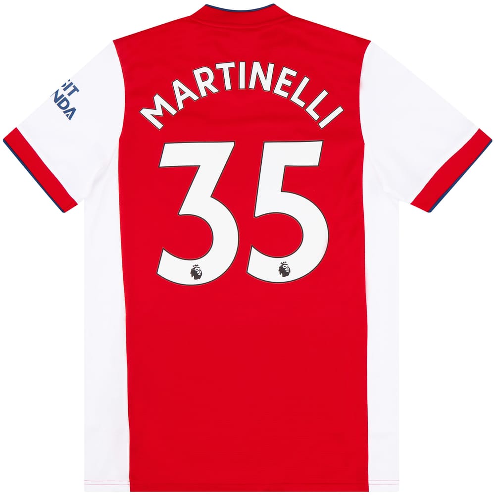 2021-22 Arsenal Home Shirt Martinelli #35 - NEW