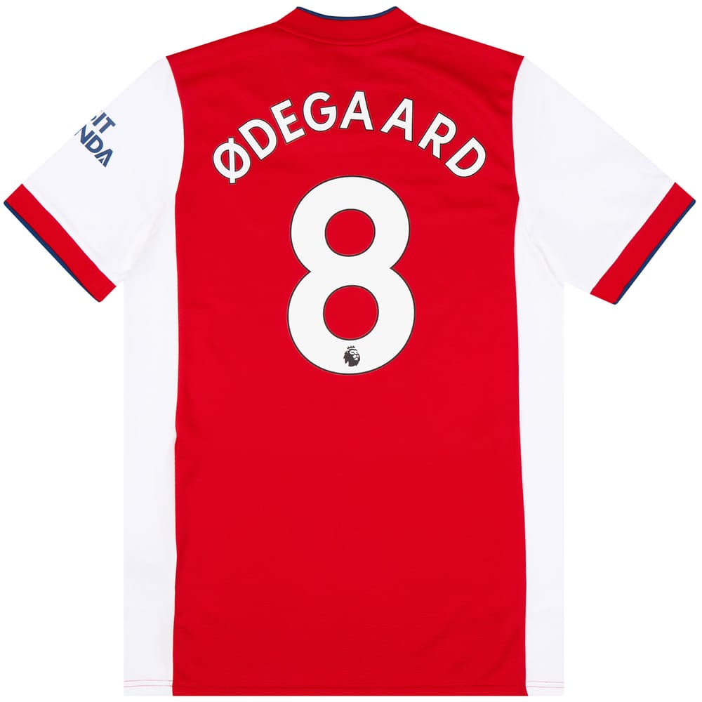2021-22 Arsenal Home Shirt Ødegaard #8