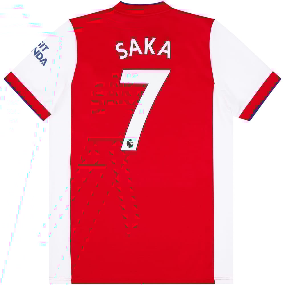 2021-22 Arsenal Home Shirt Saka #7