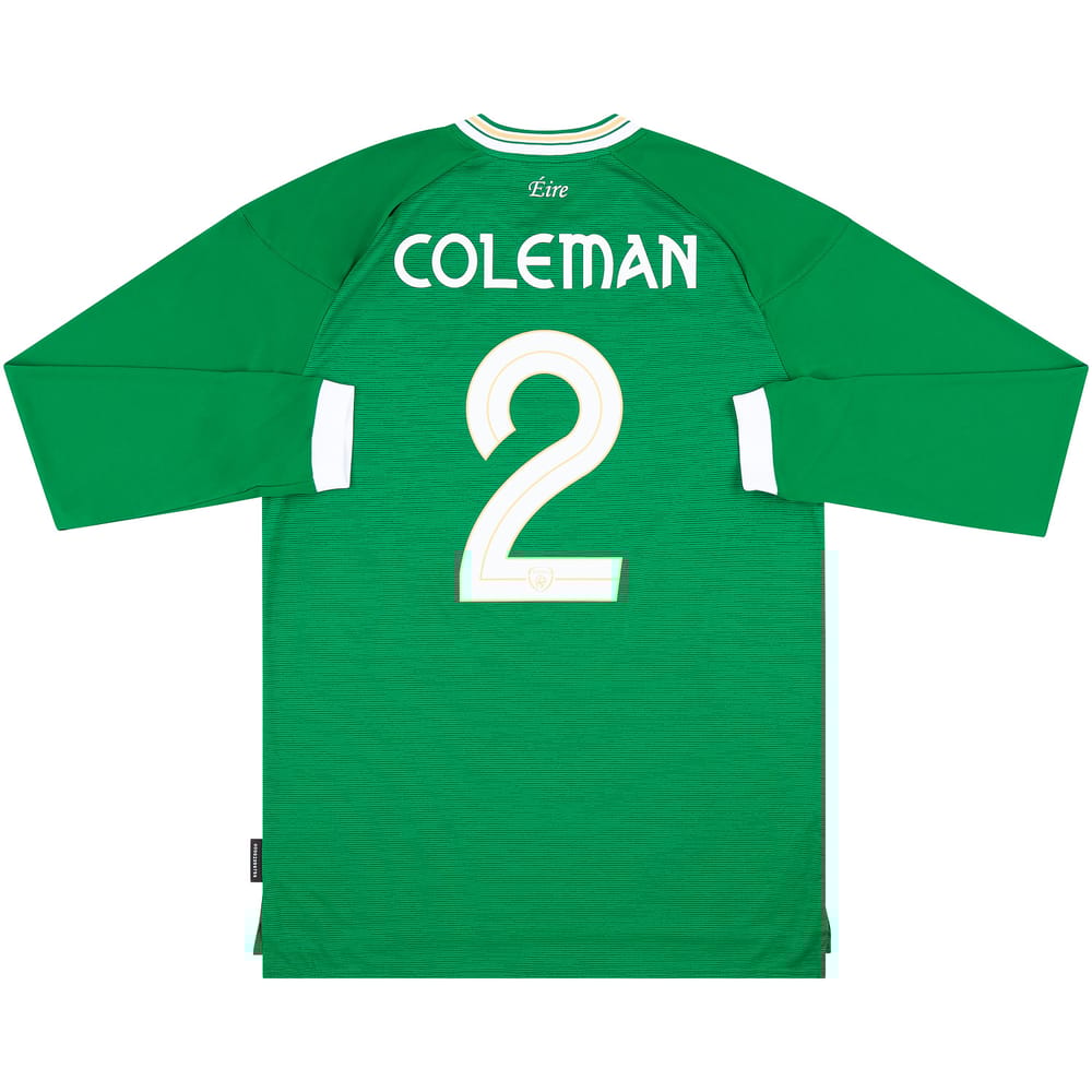 2020-21 Ireland Home L/S Shirt Coleman #2