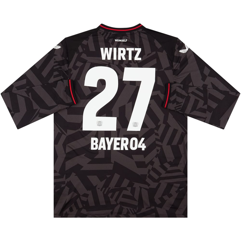 2022-23 Bayer Leverkusen Player Issue Pro Away L/S Shirt Wirtz #27