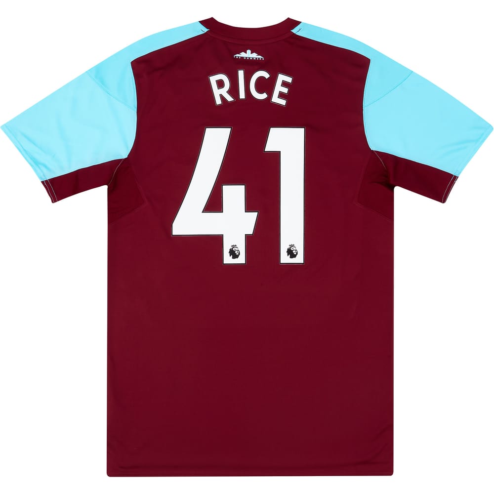 2017-18 West Ham Home Shirt Rice #41 M