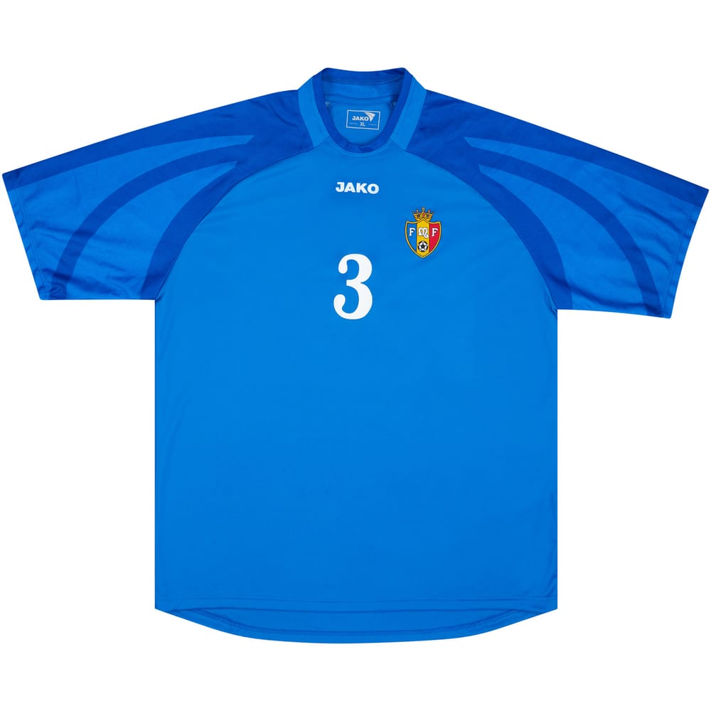 2006 Moldova Match Issue Home Shirt #3 (Corneencov)