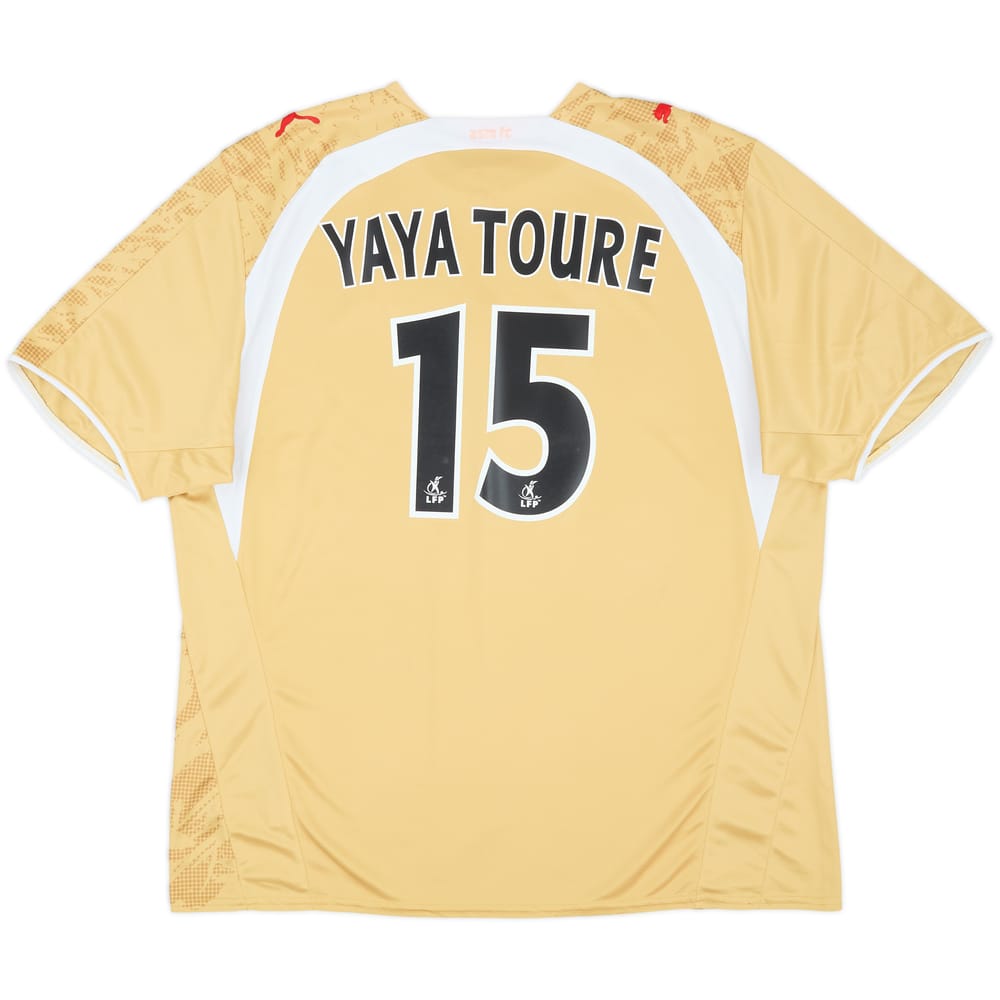 2006-07 Monaco Away Shirt Yaya Toure #15 - 9/10 - (XXL)