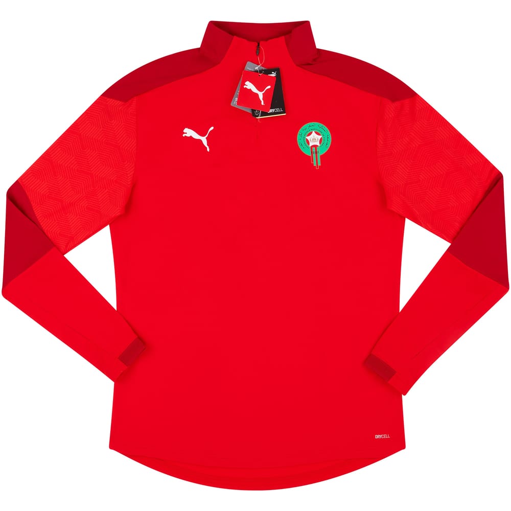 2020-21 Morocco Puma 1/4 Zip Training Top - NEW