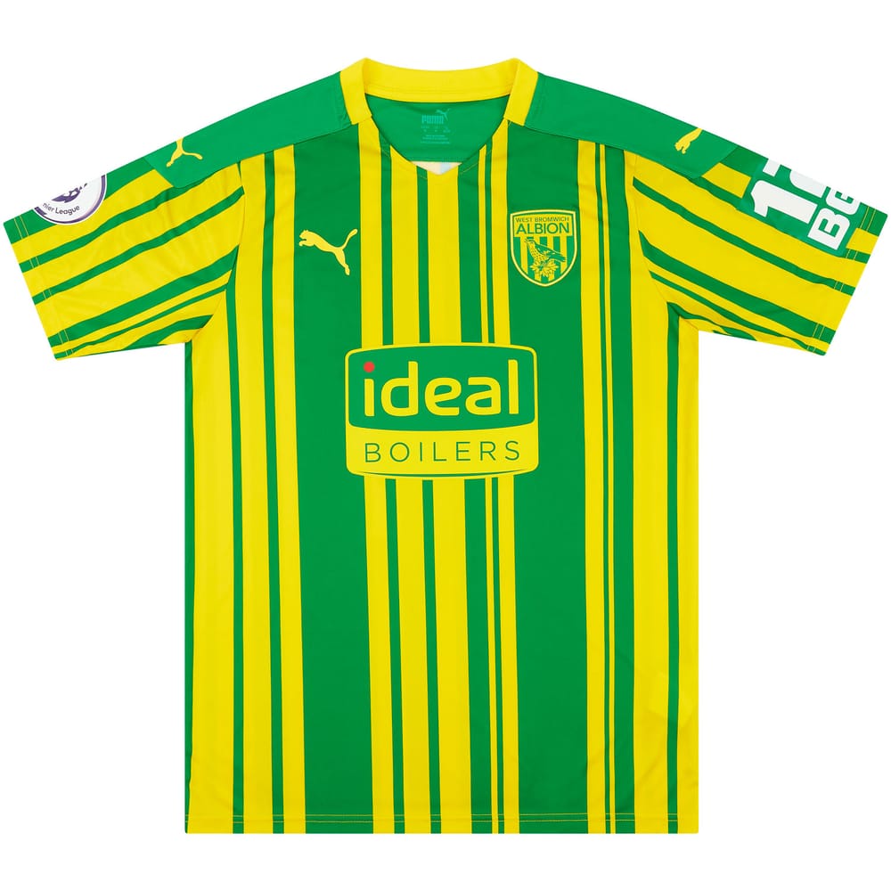 2020-21 West Brom Match Issue Away Shirt Furlong #2 (v Manchester United)