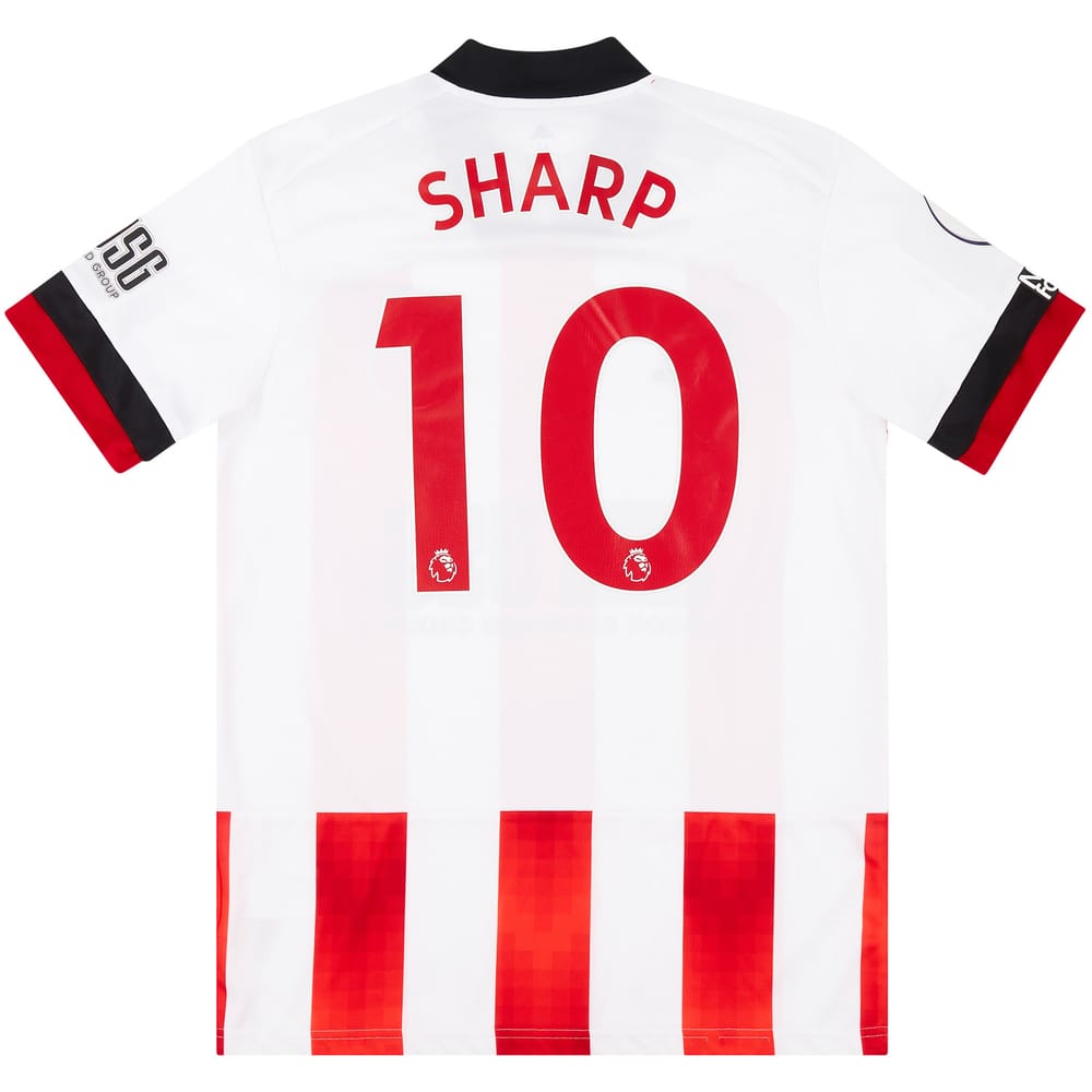 2020-21 Sheffield United Match Issue Home Shirt Sharp #10 (v Man Utd)